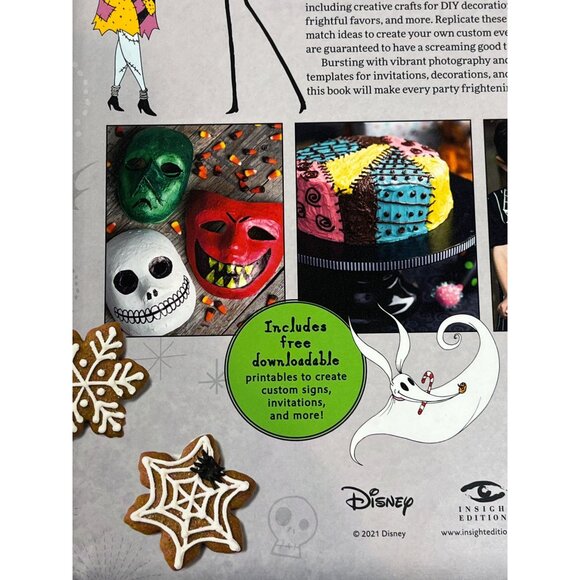 The Nightmare Before Christmas Cookbook Entertaining Guide Book Recipes Holiday - Picture 10 of 11